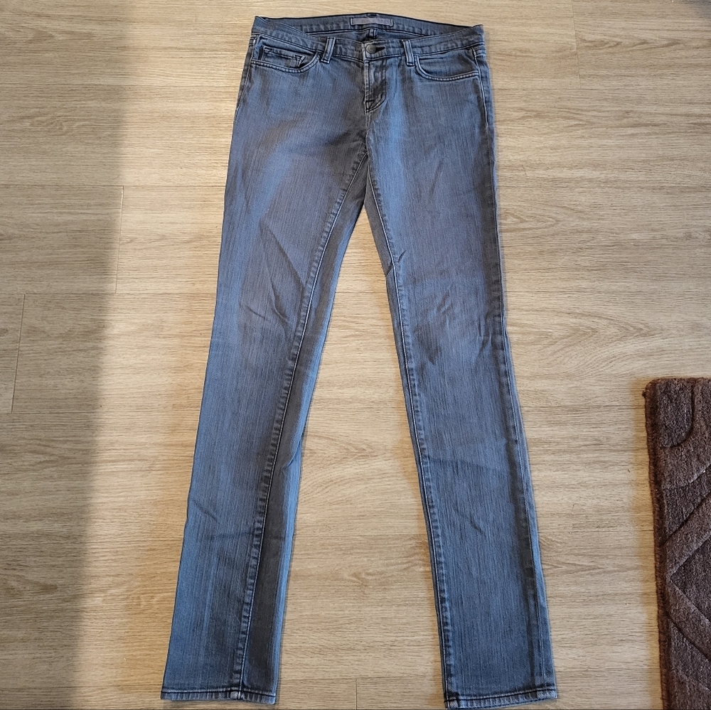 J Brand Gray Skinny Leg Jeans Size 28